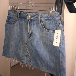 pacsun denim skirt